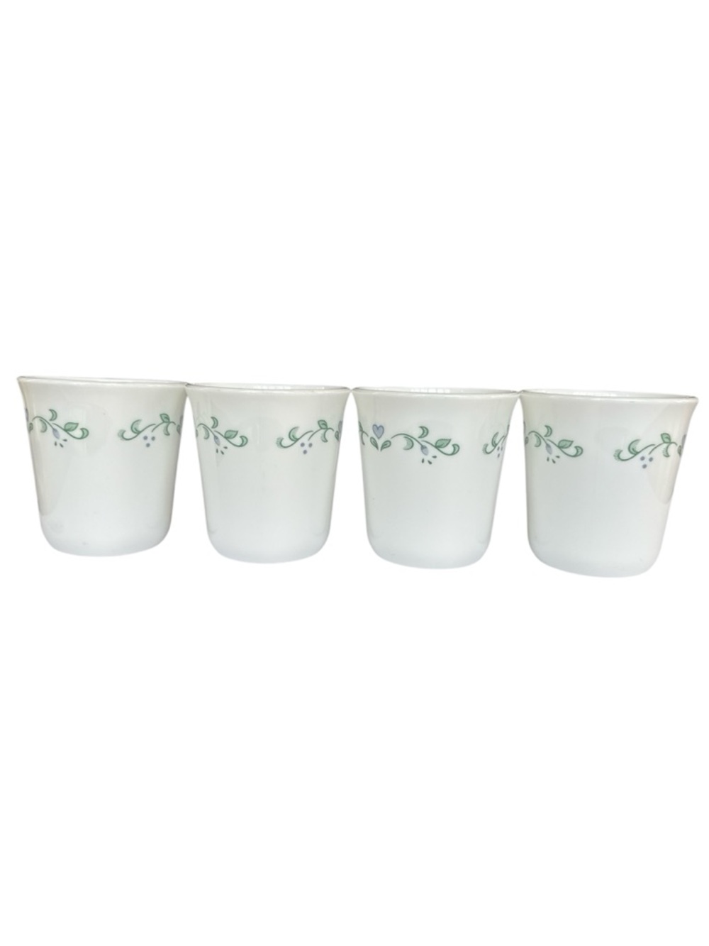 Vintage Corelle Corning Ware Country Cottage Mugs Set of 4 Replacement USA